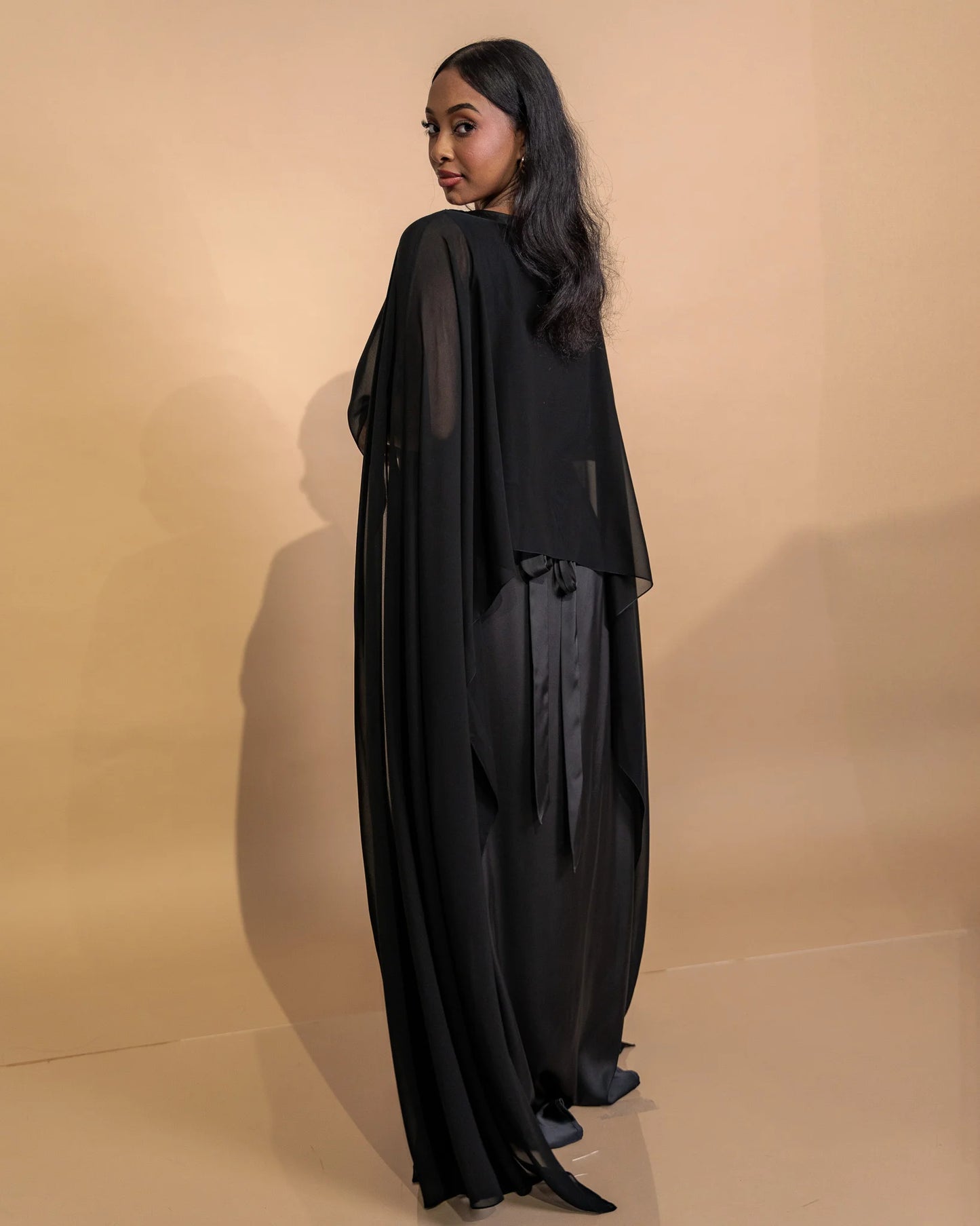 Black Lily Veil Dress