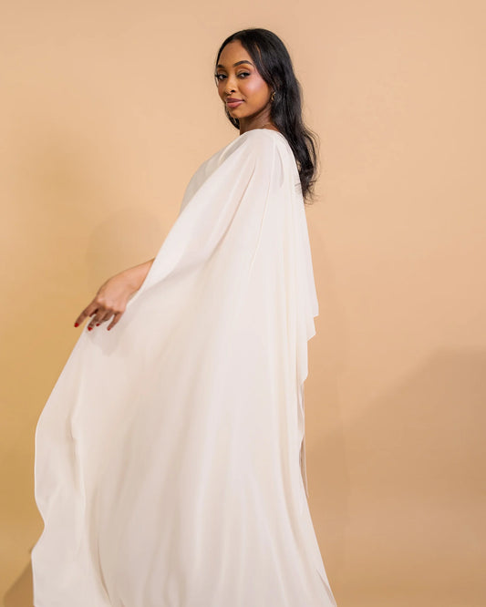 White Lily Veil Dress