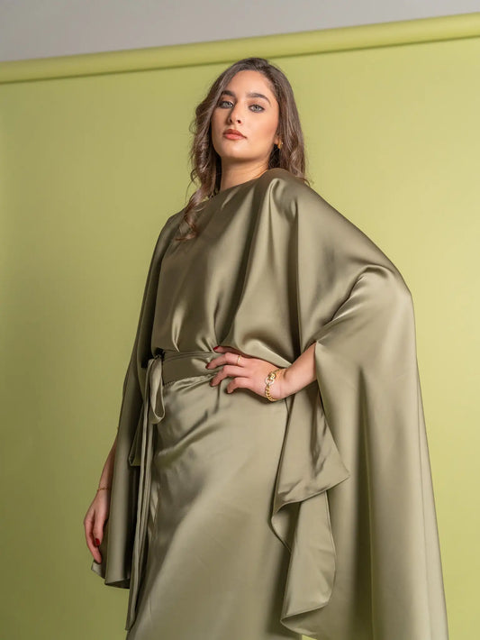 Matcha Green Melted Silk Set