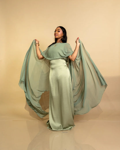 Black Lily Veil Dress